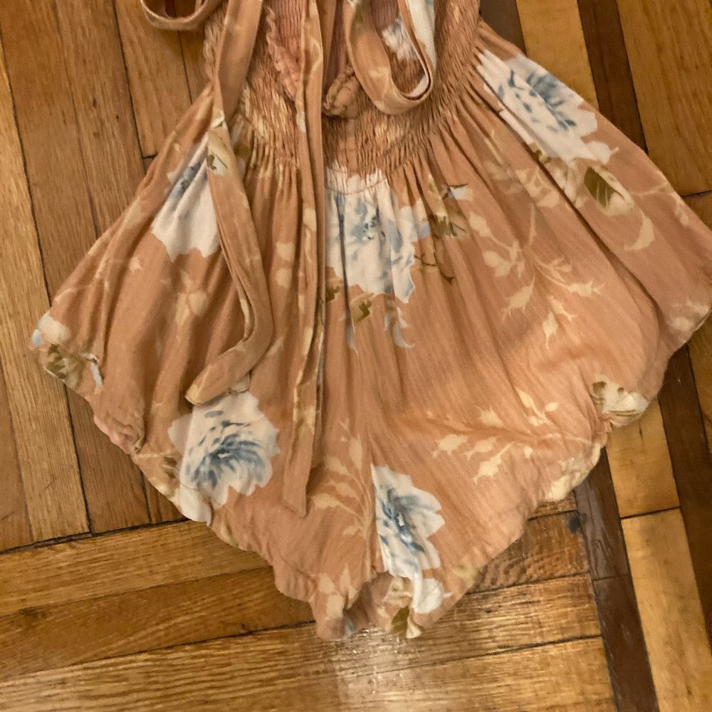 Winston White Large Aurora Floral Romper - Picture 8 of 10
